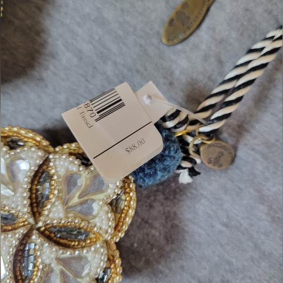 Two MacKenzie-Childs Cobblestone Beaded Tassels - Picture 2 of 11